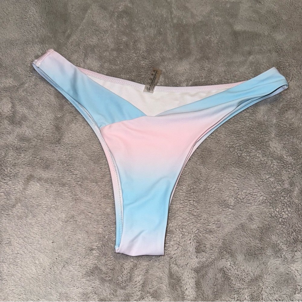 Zaful | Blue and Pink Bikini Bottom